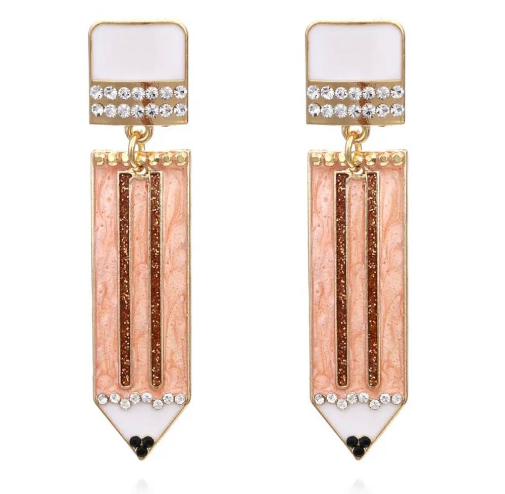Pencil Dangle Earrings